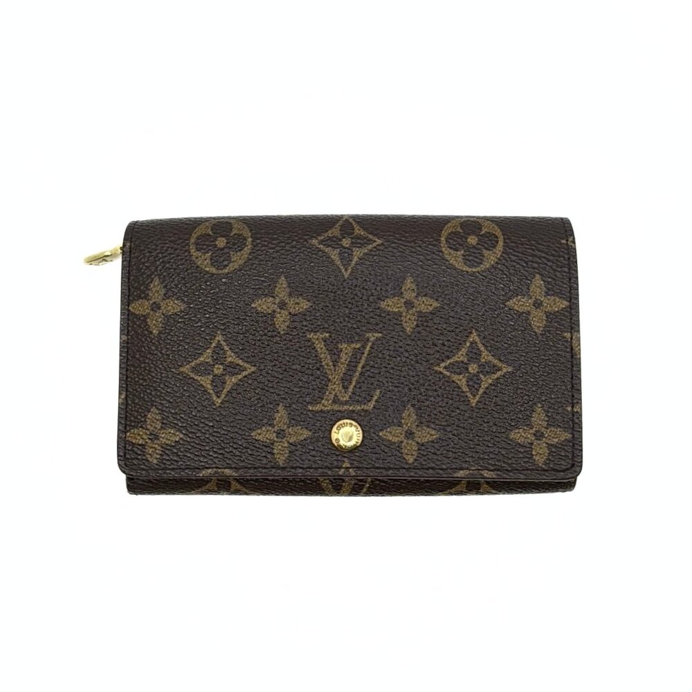 Louis Vuitton Monogram Porte Monnaie Tresor Wallet